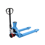 EOSLIFT Industrial Grade Manual Scale Pallet Jack 4,400 lbs 27 in x 45 in German Seal System with Polyurethane Wheels
