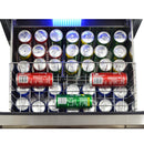 Forno Capraia 24'' Built-In Compressor Wine Cooler - Dual Zone - 108 Bottles -FWCDR6628-24S