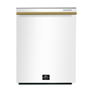 FORNO 24” Pozzo Built-in Dishwasher with additional Antique Brass handles - FDWBI8067-24