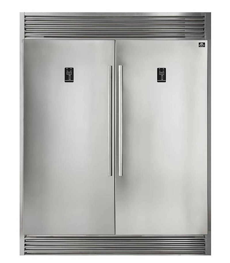 Forno 3-Piece Appliance Package - 36-Inch Dual Fuel Range, Pro-Style Refrigerator, and Dishwasher in Stainless Steel