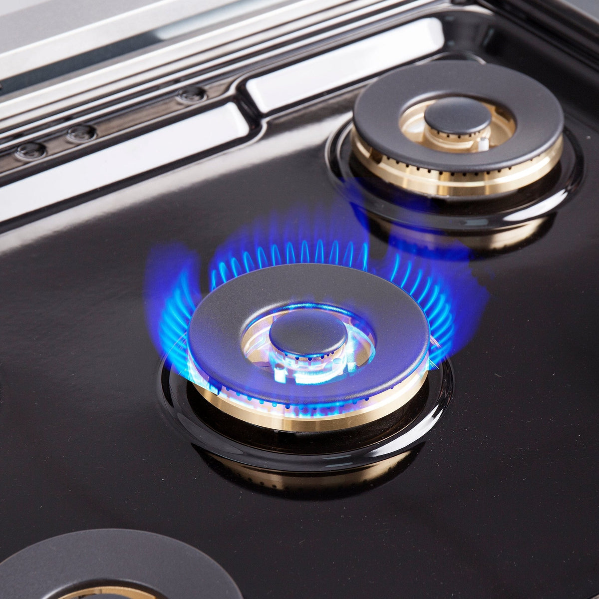 Forno 30″ Capriasca French Door Gas Range • 5 Sealed Dual-Ring Brass Burners • FFSGS6460-30