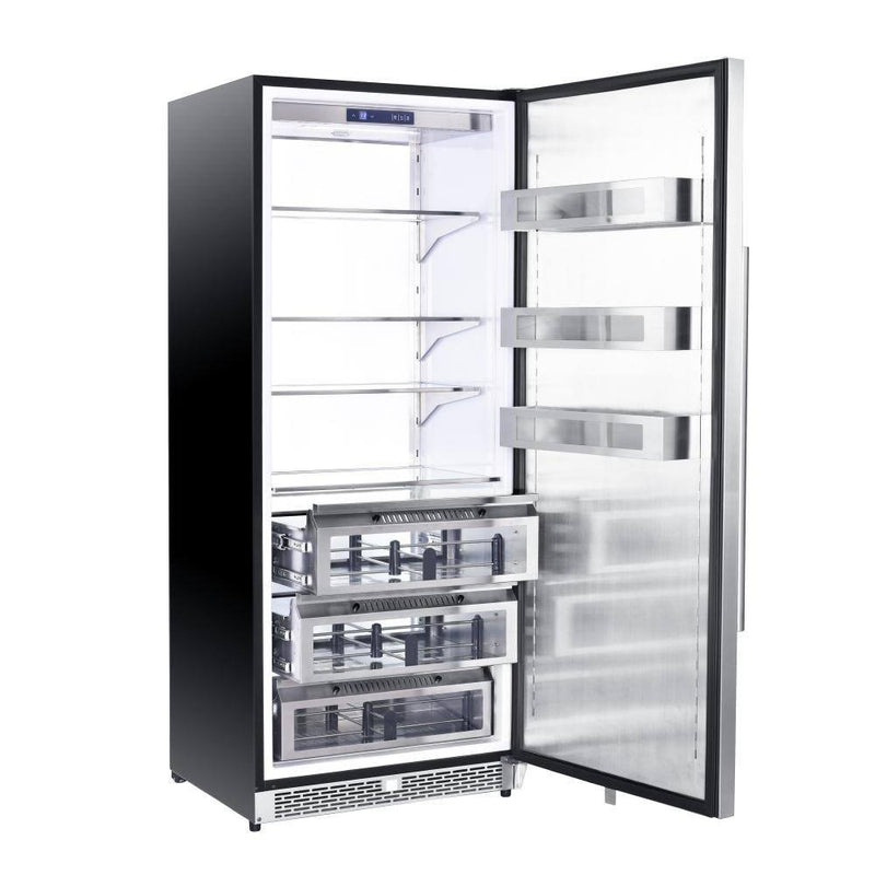 Forno 30-Inch Cologne 14.6 cu.ft. Freestanding Refrigerator in Stainless Steel (FFRBI1821-30S)