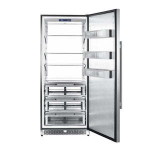 Forno 30-Inch Cologne 14.6 cu.ft. Freestanding Refrigerator in Stainless Steel (FFRBI1821-30S)