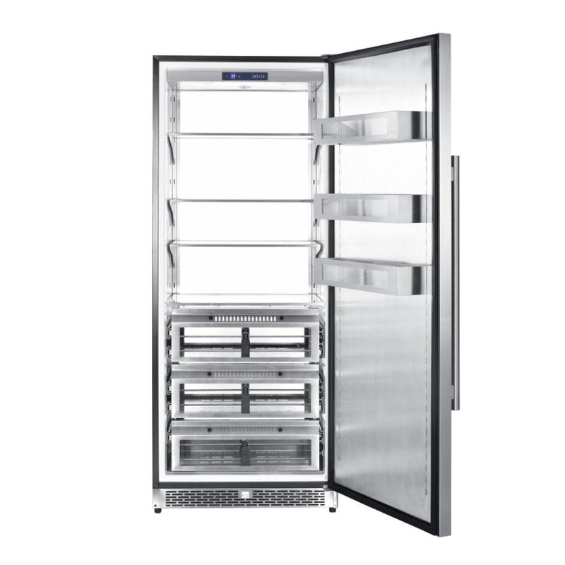 Forno 30-Inch Cologne 14.6 cu.ft. Freestanding Refrigerator in Stainless Steel (FFRBI1821-30S)