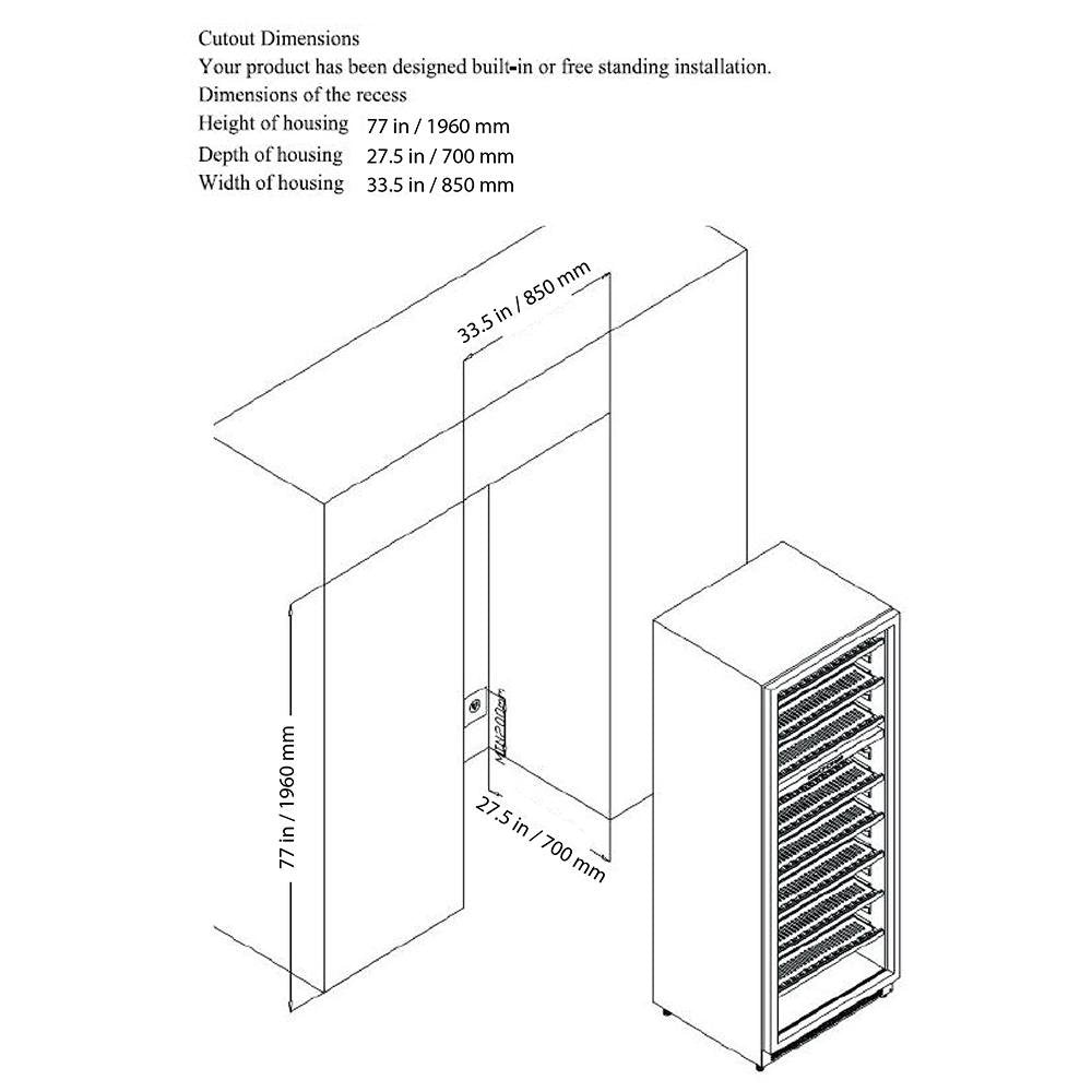 Forno 30" Dual Zone Wine Cooler & Refrigerator Drawer - FWCDR6661-30