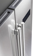 FORNO Salerno 33" Side by Side Built-in Refrigerator 15.6 cu.ft in Stainless Steel - FFRBI1805-33SB