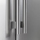 FORNO Salerno 33" Side by Side Built-in Refrigerator 15.6 cu.ft in Stainless Steel - FFRBI1805-33SB