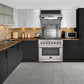FORNO Fratta 36" Platinum Freestanding Dual Fuel Range - FFSGS6187-36