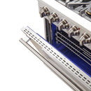 Forno 36" Capriasca Titanium Gas Range with 6 Burners, Convection Oven and 120,000 BTUs -FFSGS6260-36