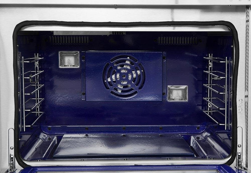 Forno 36" Capriasca Titanium Gas Range with 6 Burners, Convection Oven and 120,000 BTUs -FFSGS6260-36