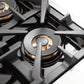 Forno 36" Capriasca Titanium Gas Range with 6 Burners, Convection Oven and 120,000 BTUs -FFSGS6260-36