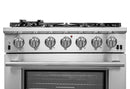 Forno 36-Inch Capriasca Gas Range with 6 Burners, Convection Oven and 120,000 BTUs (FFSGS6260-36)