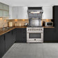Forno 36-Inch Galiano Dual Fuel Range with 6 Gas Burners, 240v Electric Convection Oven (FFSGS6156-36)