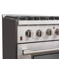 Forno 36-Inch Galiano Dual Fuel Range with 6 Gas Burners, 240v Electric Convection Oven (FFSGS6156-36)