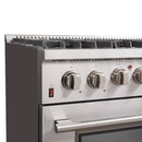 Forno 36-Inch Galiano Dual Fuel Range with 6 Gas Burners, 240v Electric Convection Oven (FFSGS6156-36)