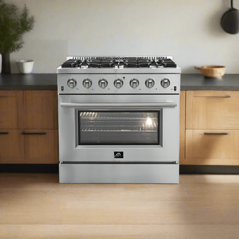 Forno 36" Vittorio Freestanding Gas Range with Convection Oven - FFSGS6244-36