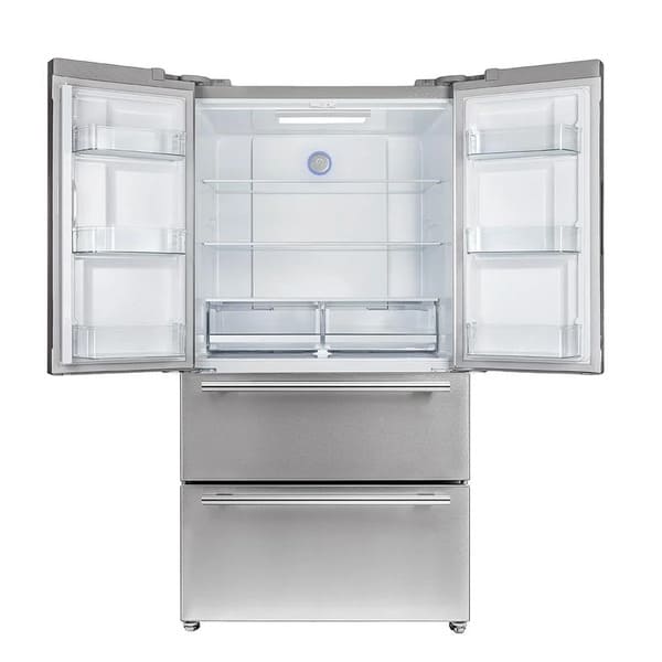 FORNO 2-Piece Appliance Package- 30-Inch Gas Range and 36-Inch French Door Refrigerator in Stainless Steel FBDL-020-02-US