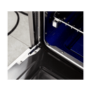 Forno 48-Inch Capriasca Dual Fuel Range with 8 Gas Burners and 240v Electric Oven in Stainless Steel with Blue Door (FFSGS6187-48BLU)