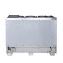 FORNO 48-Inch Capriasca Dual Fuel Range with 8 Gas Burners, 160,000 BTUs & French Door Electric Oven in Stainless Steel - FFSGS6387-48