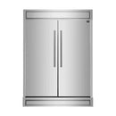 FORNO 60-Inch Maderno 2-Piece Convertible Built-In Refrigerator/Freezer with Decorative Grill Trim, 27.2 cu.ft. - FFFFD1722-60S