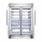 Empty FORNO 60-Inch Maderno 2-Piece Convertible Built-In Refrigerator/Freezer