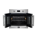 Forno Asti 30-Inch Electric French Door Wall Oven 