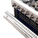 FORNO Capriasca - Titanium Professional 36" Freestanding Colored Door Gas Range FFSGS6260-36