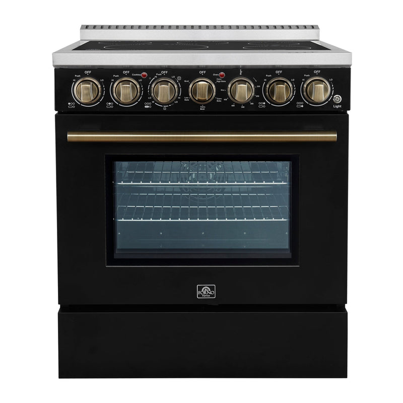 Forno Espresso 30" 4.38 cu. ft. Freestanding Electric Range in Stainless Steel, FFSEL6011-30