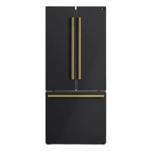 FORNO Espresso Gallipoli 30-inch 17.5 cu. ft. French Door Refrigerator with Ice Maker 