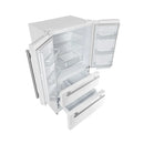 FORNO Espresso Moena 36-inch French Door Refrigerator in Black, 19.2 Cu.ft - FFRBI1820-36BLK