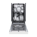 FORNO Espresso Polo 18" Built-in Dishwasher in White, FDWBI8041-18WHT