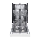 FORNO Espresso Polo 18" Built-in Dishwasher in White, FDWBI8041-18WHT