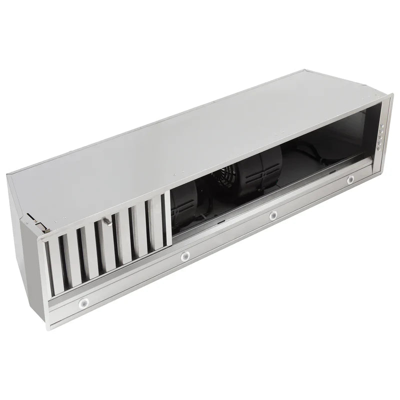Forno Frassanito 48-Inch Recessed Range Hood Insert with 900 CFM Motor, Baffle Filters, in Stainless Steel - FRHRE5346-48
