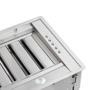 Forno Frassanito 48-Inch Recessed Range Hood Insert with 900 CFM Motor, Baffle Filters, in Stainless Steel - FRHRE5346-48