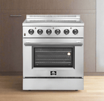 FORNO Galiano 30-Inch Electric Range with Convection Oven in Stainless Steel - FFSEL6083-30