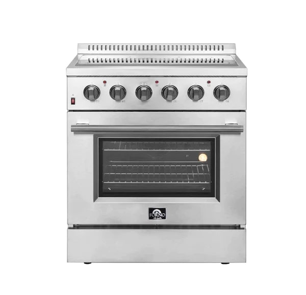 FORNO Galiano 30-Inch Electric Range with Convection Oven in Stainless Steel - FFSEL6083-30