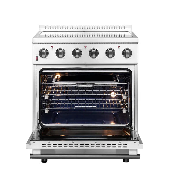 FORNO Galiano 30-Inch Electric Range with Convection Oven in Stainless Steel - FFSEL6083-30