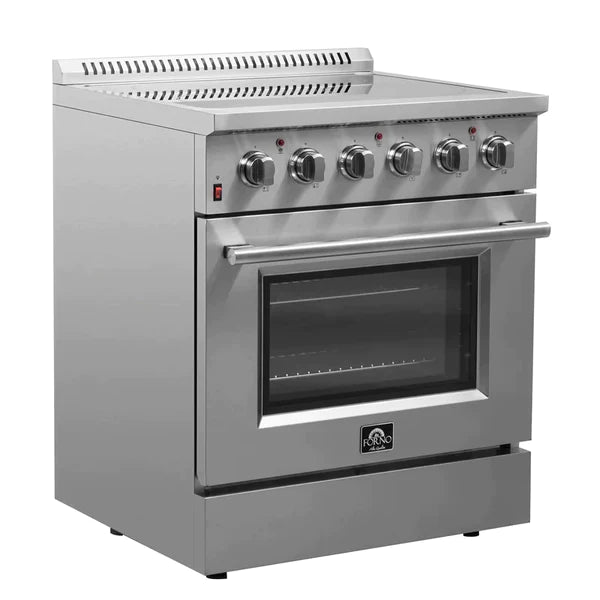 FORNO Galiano 30-Inch Electric Range with Convection Oven in Stainless Steel - FFSEL6083-30