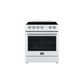 Forno Leonardo Espresso 30-Inch Electric Range with 5.0 cu. Ft. Electric Oven - FFSEL6012-30