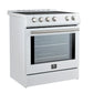 FORNO Leonardo Espresso 30" Slide-In Electric Induction in Stainless-Steel - FFSIN0982-30