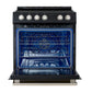 FORNO Leonardo Espresso 30" Slide-In Electric Induction in Stainless-Steel - FFSIN0982-30