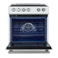 FORNO Leonardo Espresso 30" Slide-In Electric Induction in Stainless-Steel - FFSIN0982-30