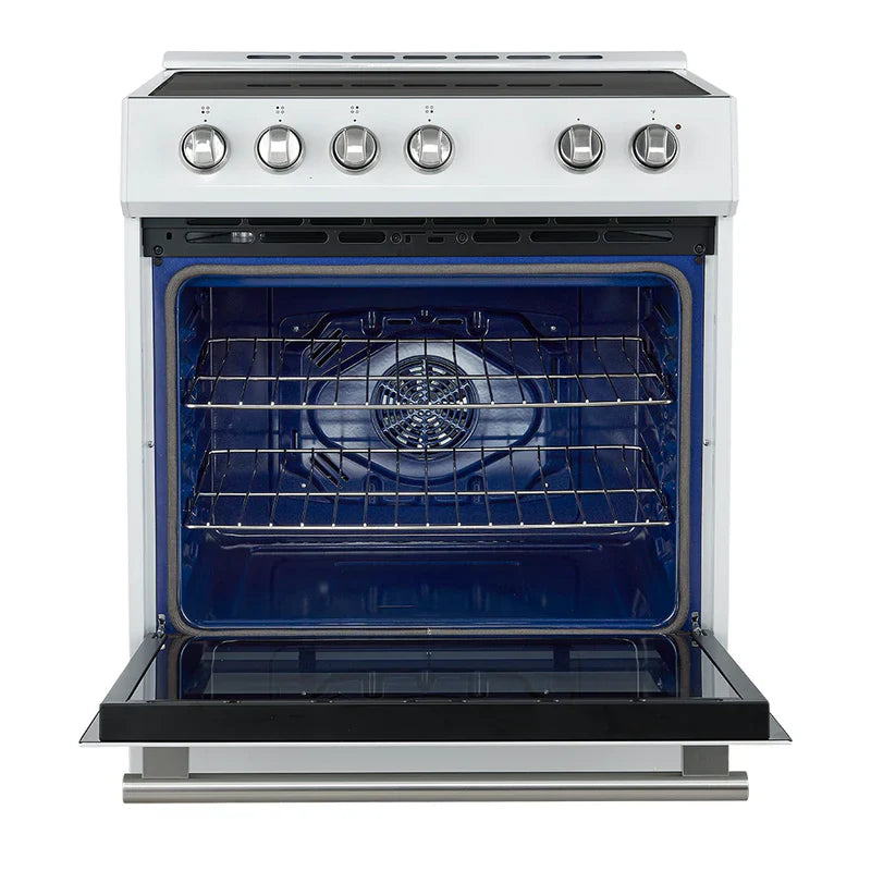 FORNO Leonardo Espresso 30" Slide-In Electric Induction in Stainless-Steel - FFSIN0982-30
