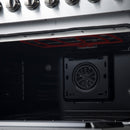 FORNO Marco 36" 5.36 cu. ft. Dual Fuel Range in Stainless Steel with 6 Sealed Burners, FFSGS6197-36