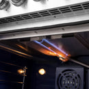 FORNO Massimo 30-Inch Freestanding French Door Gas Range in Stainless Steel - FFSGS6439-30