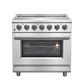 FORNO Massimo 36" Freestanding Chef Door Electric Range - FFSEL6020-36