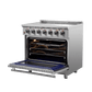FORNO Massimo 36" Freestanding Chef Door Electric Range - FFSEL6020-36