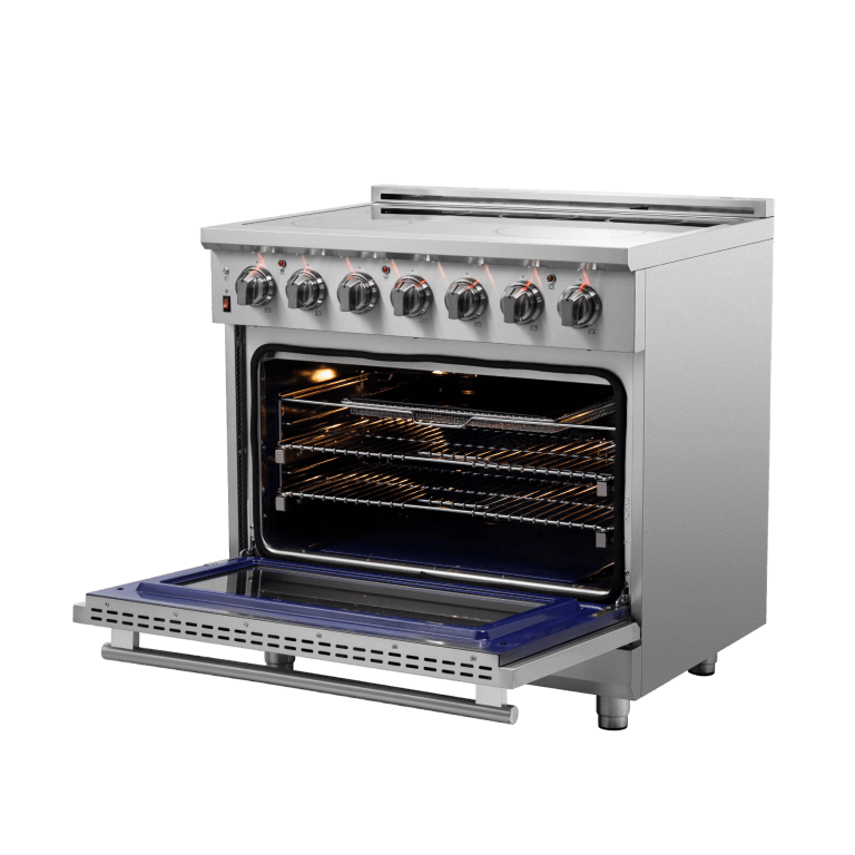 FORNO Massimo 36" Freestanding Chef Door Electric Range - FFSEL6020-36