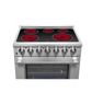 FORNO Massimo 36" Freestanding Chef Door Electric Range - FFSEL6020-36