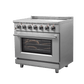 FORNO Massimo 36" Freestanding Chef Door Electric Range - FFSEL6020-36